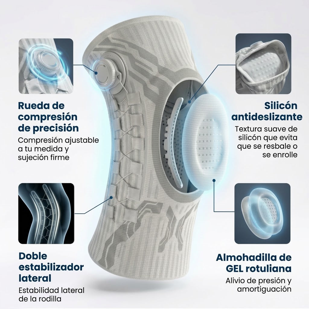 Rodillera Restavia con Dial de Precisión