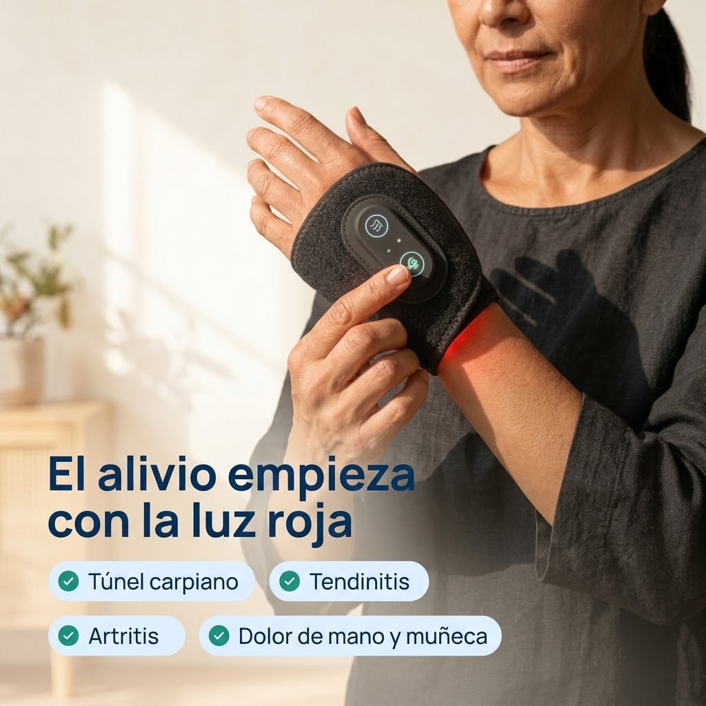 Muñequera Restavia de Luz Roja