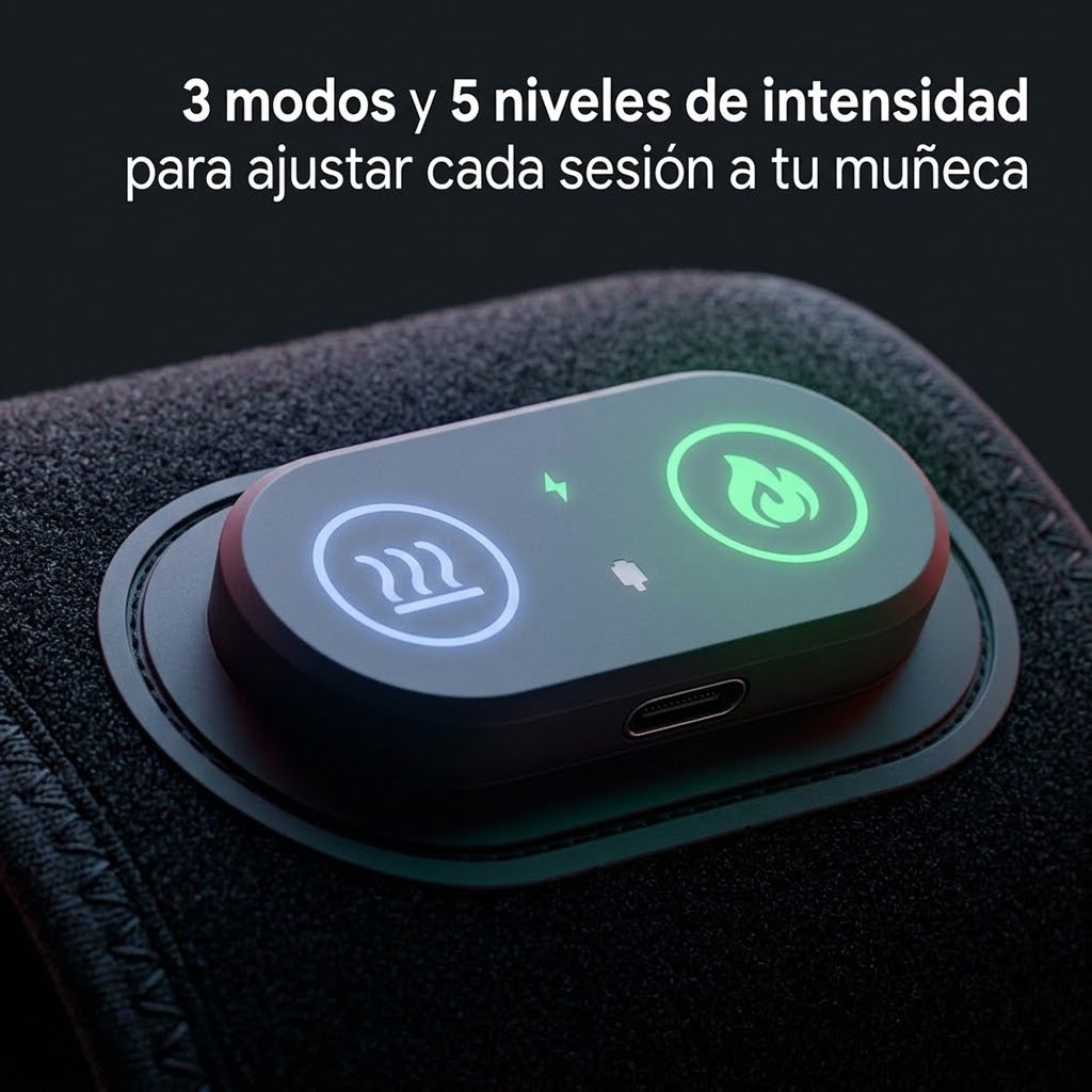 Muñequera Restavia de Luz Roja