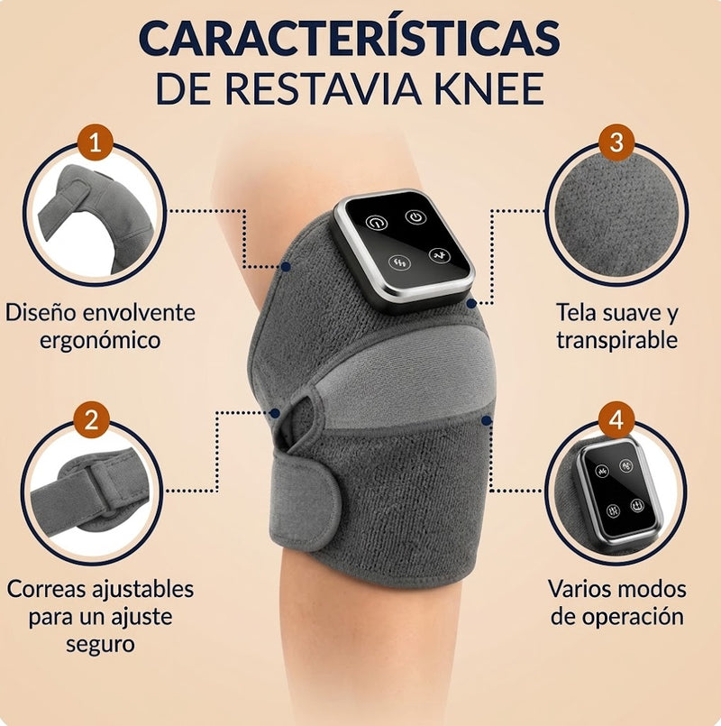 Restavia Knee — Sistema de Recuperación Triple Terapia