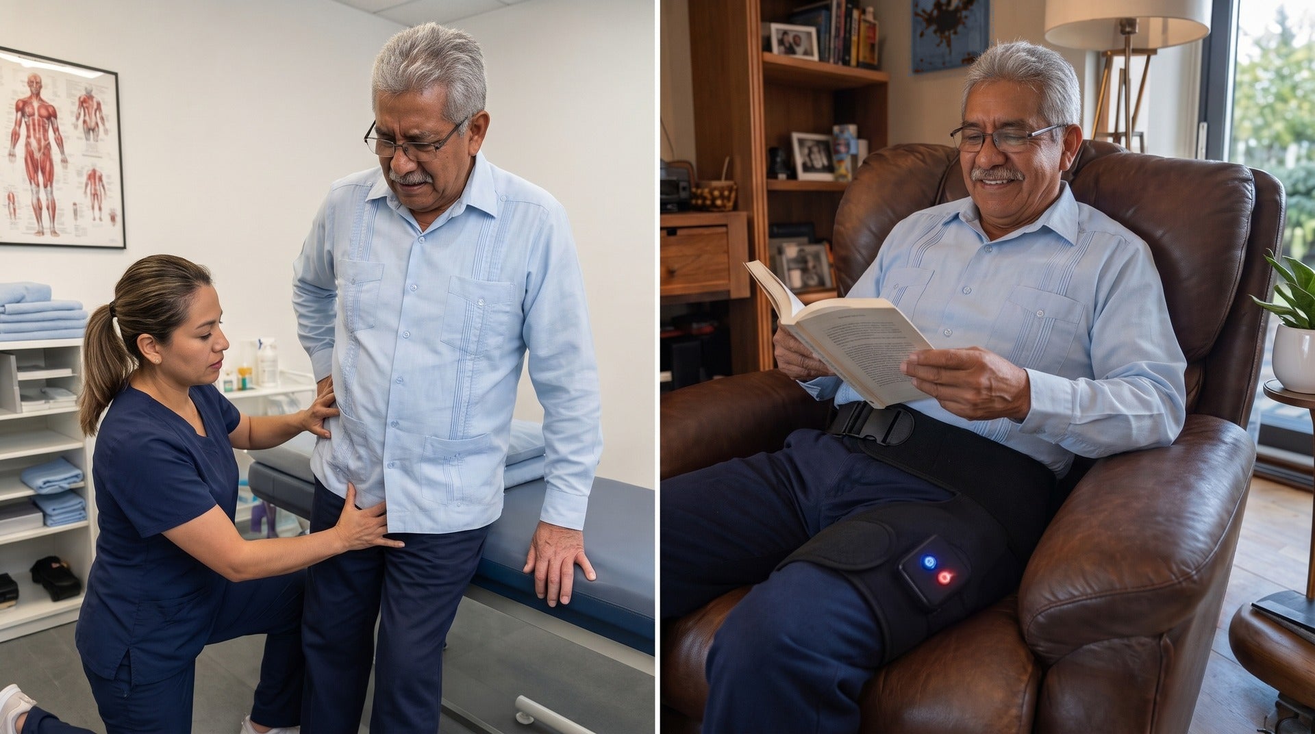 De la clínica de fisioterapia a 15 minutos en casa